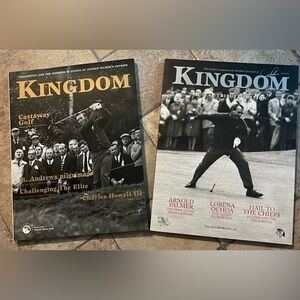 2 Kingdom Magazines TRIBUTE TO ARNOLD PALMER.  Signed Letter & Card included.